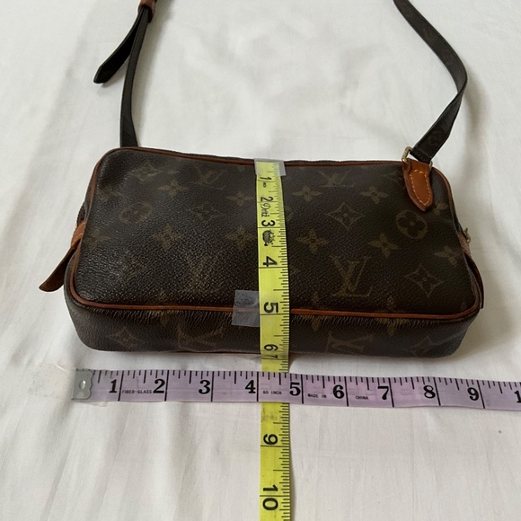 LOUIS VUITTON Vintage Marly Bandouliere Monogram Crossbody Brown - Picture 16 of 16